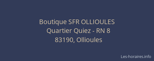 Boutique SFR OLLIOULES