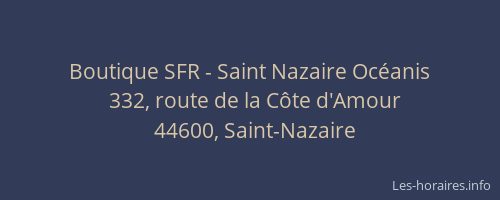 Boutique SFR - Saint Nazaire Océanis