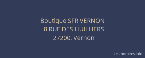 Boutique SFR VERNON