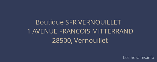 Boutique SFR VERNOUILLET