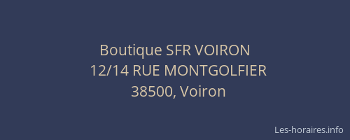 Boutique SFR VOIRON