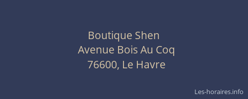 Boutique Shen