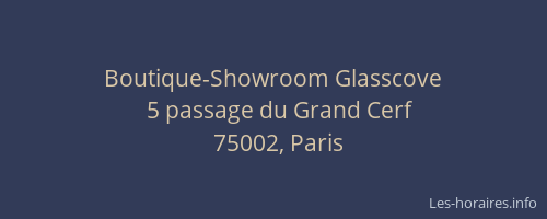 Boutique-Showroom Glasscove