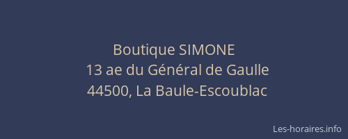 Boutique SIMONE