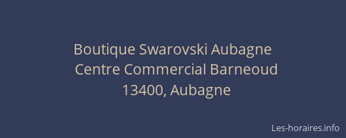 Boutique Swarovski Aubagne