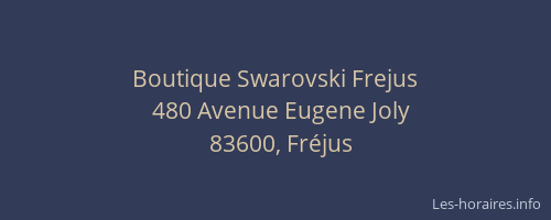 Boutique Swarovski Frejus