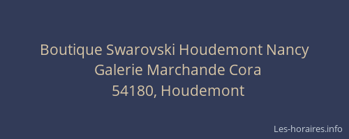 Boutique Swarovski Houdemont Nancy