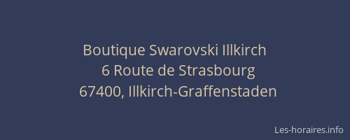 Boutique Swarovski Illkirch