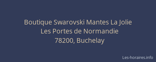 Boutique Swarovski Mantes La Jolie