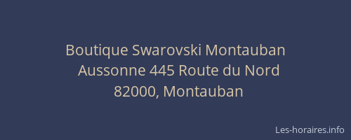 Boutique Swarovski Montauban