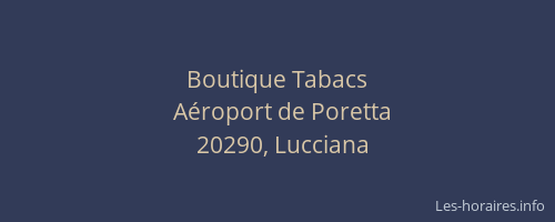 Boutique Tabacs