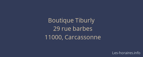 Boutique Tiburly