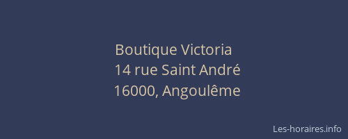Boutique Victoria