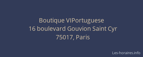 Boutique VIPortuguese