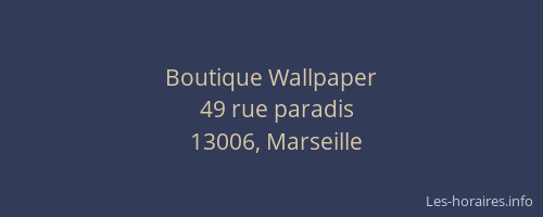 Boutique Wallpaper