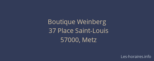 Boutique Weinberg