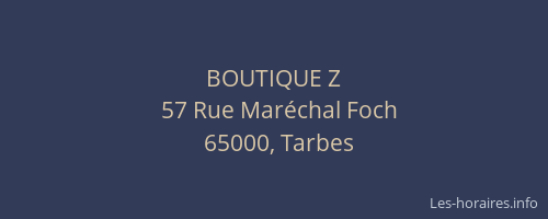 BOUTIQUE Z