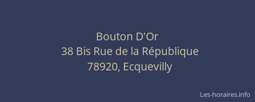 Bouton D'Or