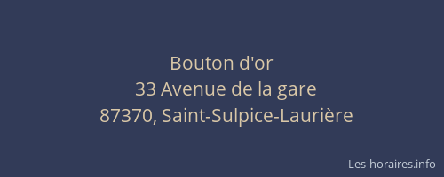 Bouton d'or