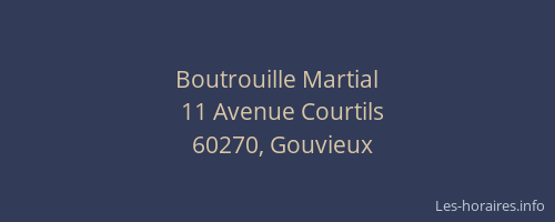 Boutrouille Martial