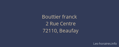 Bouttier franck