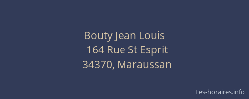 Bouty Jean Louis