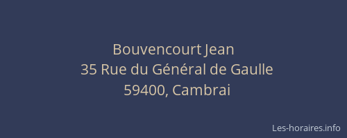 Bouvencourt Jean