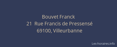 Bouvet Franck