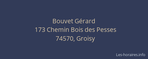 Bouvet Gérard
