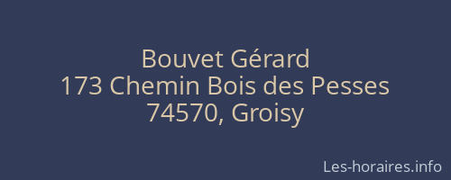 Bouvet Gérard