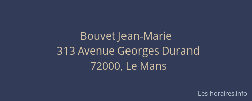 Bouvet Jean-Marie