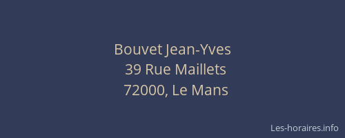 Bouvet Jean-Yves