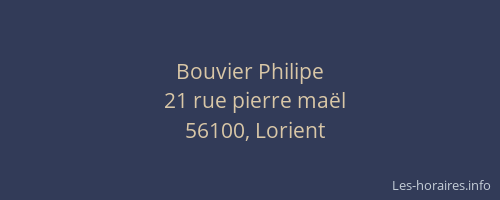 Bouvier Philipe