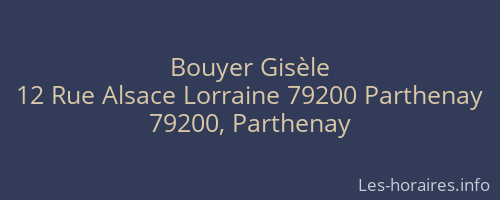 Bouyer Gisèle
