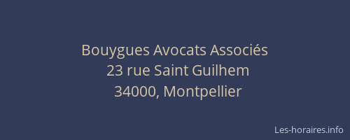 Bouygues Avocats Associés