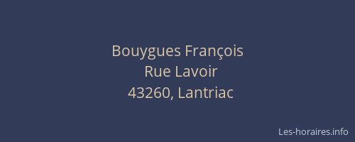 Bouygues François