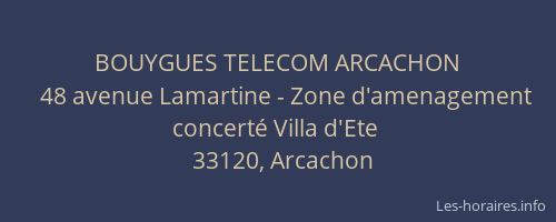 BOUYGUES TELECOM ARCACHON