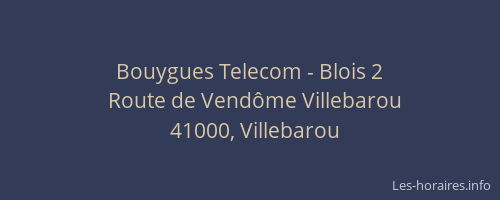 Bouygues Telecom - Blois 2