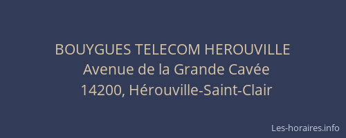 BOUYGUES TELECOM HEROUVILLE