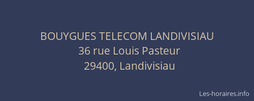 BOUYGUES TELECOM LANDIVISIAU