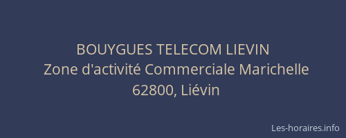 BOUYGUES TELECOM LIEVIN