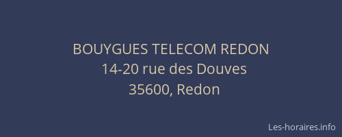 BOUYGUES TELECOM REDON