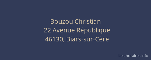 Bouzou Christian