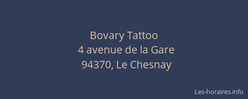 Bovary Tattoo