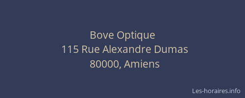 Bove Optique