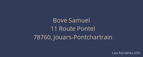 Bove Samuel