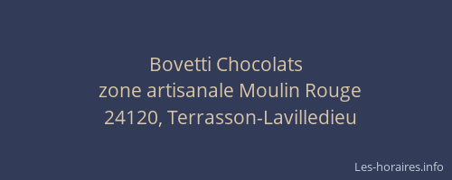 Bovetti Chocolats
