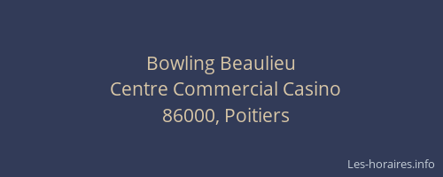 Bowling Beaulieu