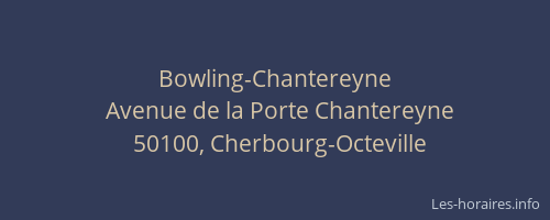 Bowling-Chantereyne