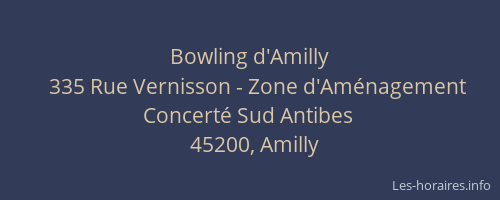 Bowling d'Amilly